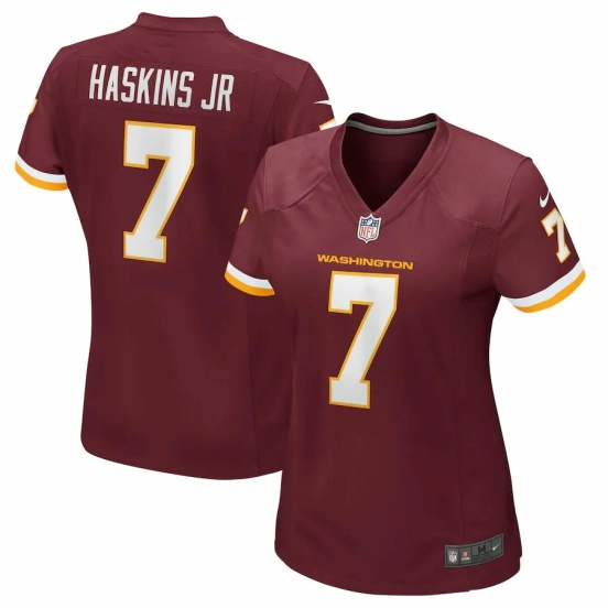 Women's Dwayne Haskins Burgundy Player Limited Team Jersey