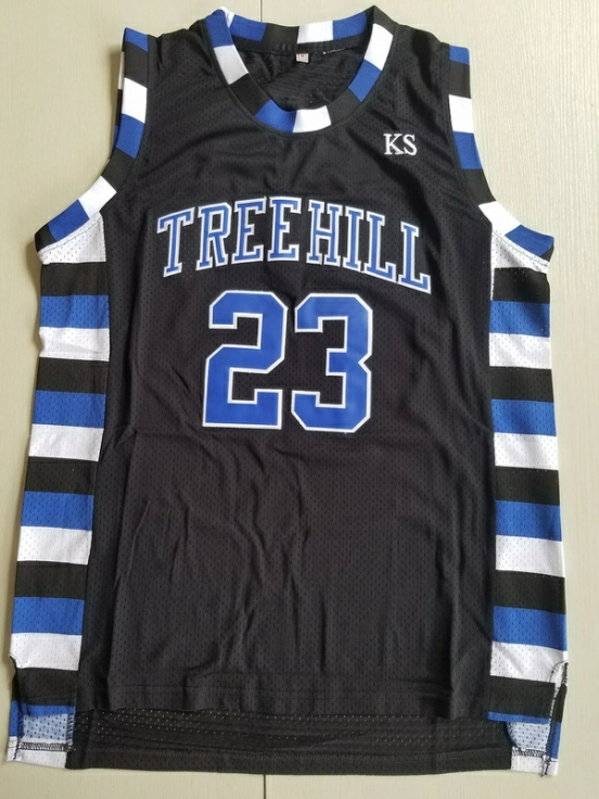 Nathan Scott 23 One Tree Hill Ravens Black Basketball Jersey