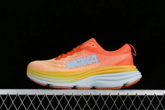 HOKA ONE ONE Bondi 8 Functional Cushioned Running Shoes - 1123202 PBAY