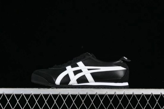 Onitsuka Tiger Mexico 66 Low-Top Leather Sneakers for Casual Running - 1183C102-001