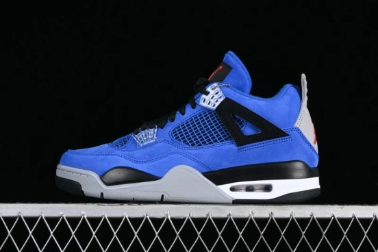 Nike Air Jordan 4 Retro Basketball Shoes with Premium Suede and Eminem Encore Design - AJ4