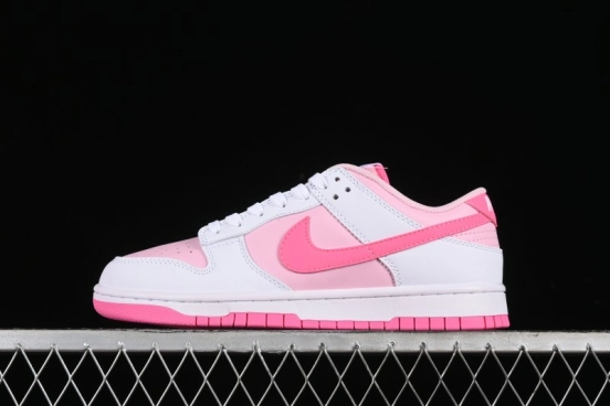 Nike SB Dunk Low Glacier Pink Low-Top Casual Skateboarding Shoes - HQ1181-661