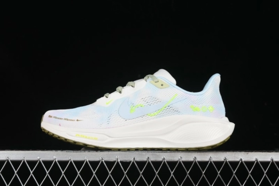 Nike Air Zoom Pegasus 41 Breathable Lightweight Running Shoes with Cushioning - HQ3465-143