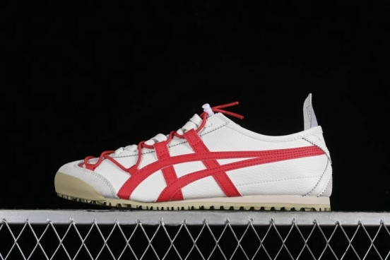 OnitsukaTiger Mexico 66 Low-Top Lace-Up Casual Running Shoes - 1183C216-100