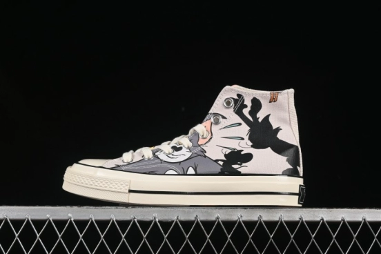 Converse Chuck Taylor All Star 1970s High Top Tom and Jerry Themed Casual Sneakers - A15111C
