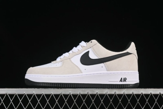 Nike Air Force 1'07 Low Casual Sneakers with Full-Length Air Cushion - IB6388-100