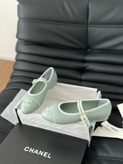 Chanel SS 2025 Runway Mary Jane Flats - LY00