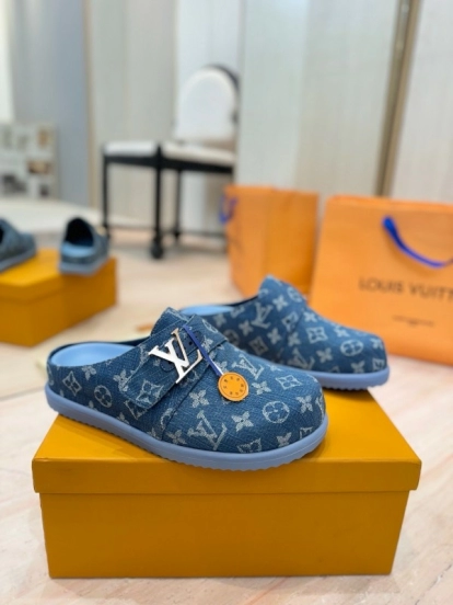 Louis Vuitton 2025 SS Monogram Sandals Couple Edition Lazy Style - KFY00291