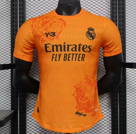 Player Version 24/25 Real Madrid x Yamamoto Orange Jersey