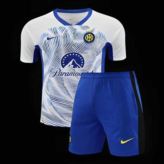 24/25 Inter Milan White Short Sleeve Jeresy+Shorts