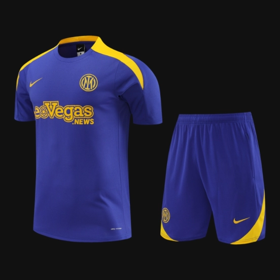 24/25 Inter Milan Blue Short Sleeve Jeresy+Shorts