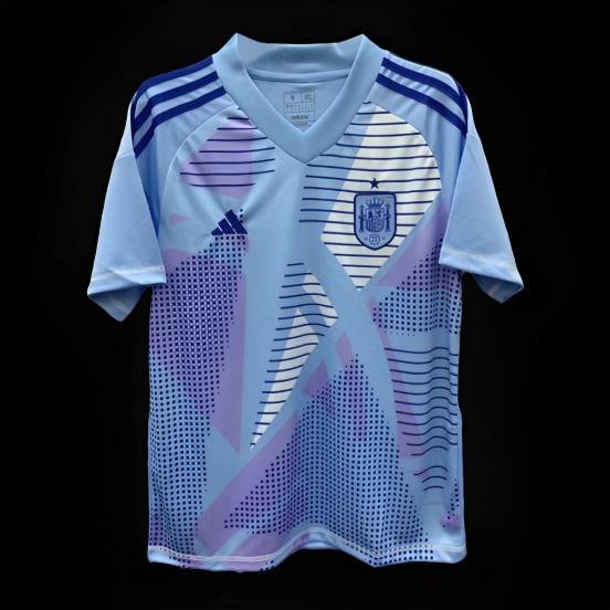 2024 Spain Blue Goalkeeper Jersey