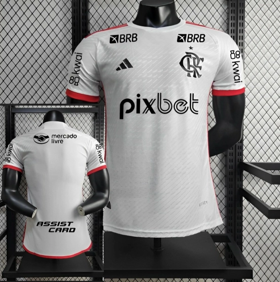 Player Version 24/25 Flamengo Away Jersey + All Sponsors